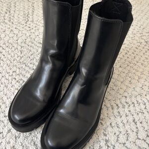 H&M Sleek Black Ankle Booties